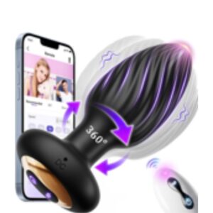 Rotating and Vibrating Anal Plug